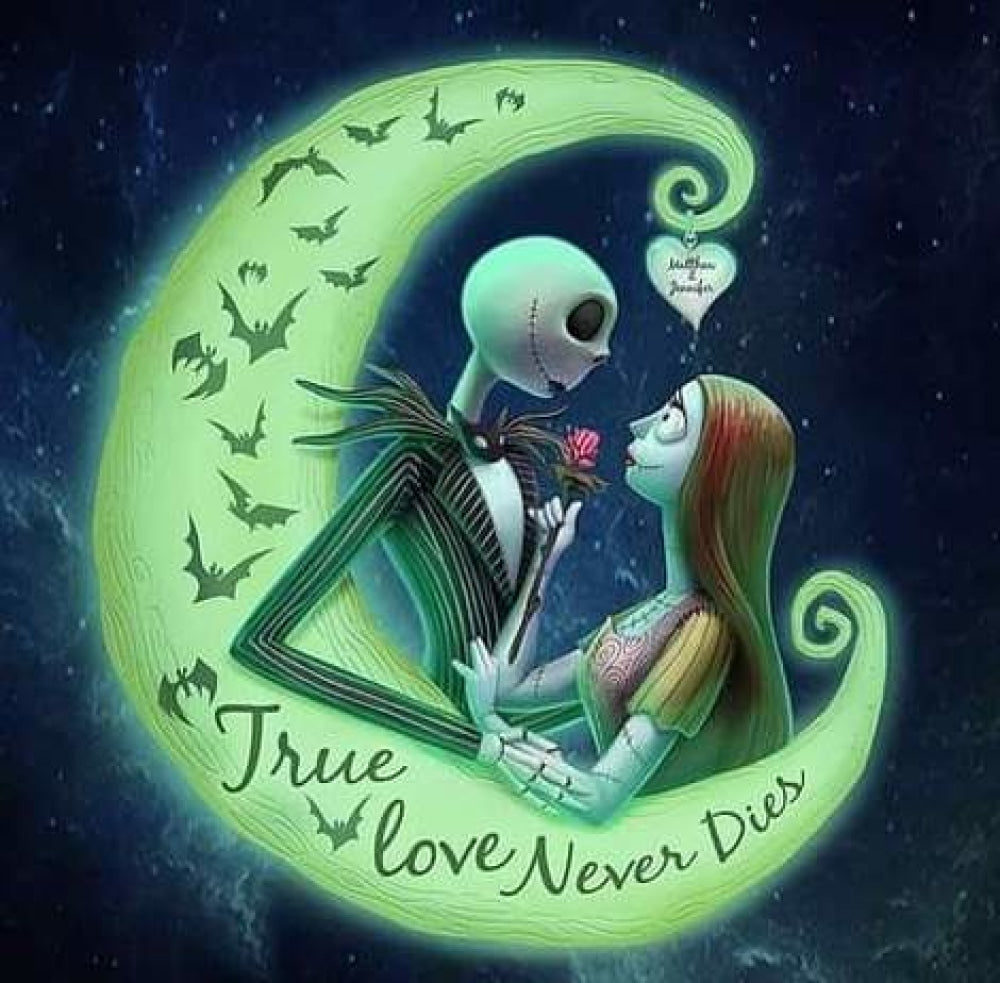 Jack and Sally – Piece by Piece - Diamond Paint Therapy