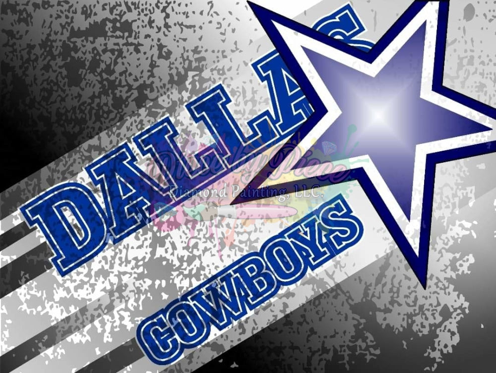 Dallas Cowboys by Mike Arts – Piece by Piece - Diamond Paint Therapy