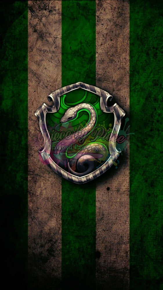 Slytherin house crest – Piece by Piece - Diamond Paint Therapy
