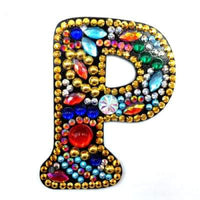 Alphabet Letter Key Chains P