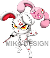 Anrgy Bunny By Mike Arts