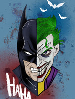 Batman And Joker By Ashley Bonner