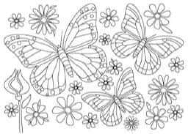 Butterflies 3-Diy Coloring Canvas