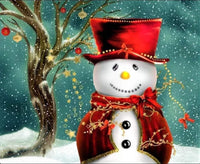 Christmas Snowman-Crystal Rts