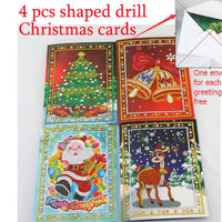 Christmas - Special Shape Cards 4Pack