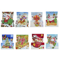 Christmas - Special Shape Cards Santa Car