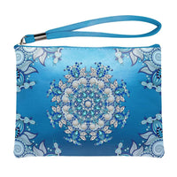 Clutch Purses Mandala Blue