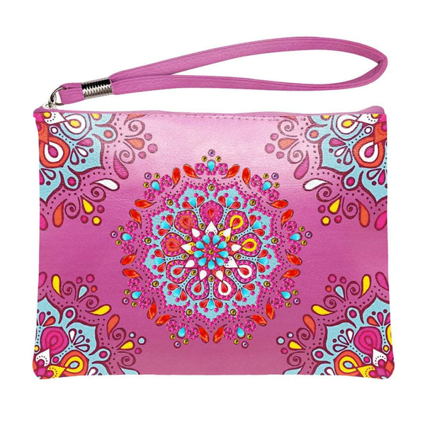 Clutch Purses Mandala Pink