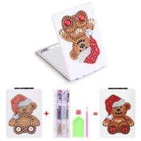 Compact Mirrors Christmas Bear