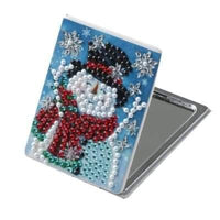 Compact Mirrors Snowman