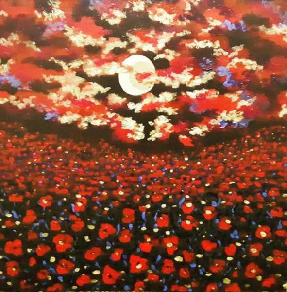 Field Of Poppies By Destiny Jayne Wiertalla- Dpt