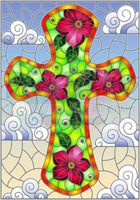 Floral Cross By: Natalia Zagory