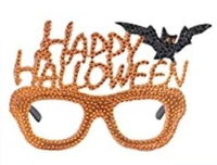 Halloween Prop Glasses Orange Happy