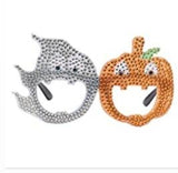 Halloween Prop Glasses Pumpkin Ghost Duo