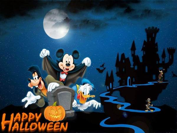 Happy Halloween Mickey Donald And Goofy