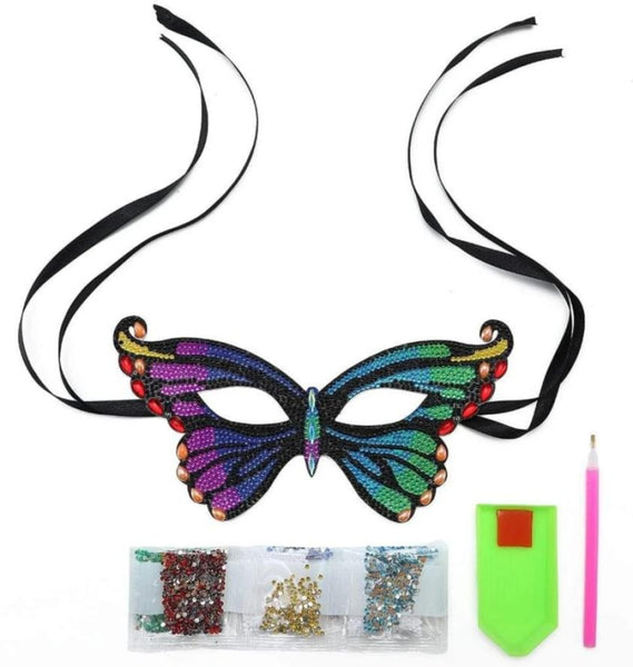 Masquerade Mask Kits Rainbow Butterfly Mask