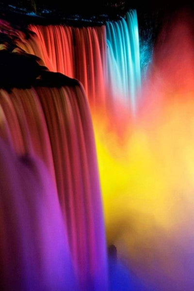 Misty Rainbow Waterfall