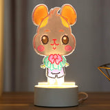 Night Light Lamps Orange Mouse