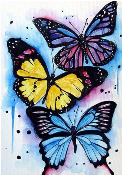 Paint Splatter Butterfly