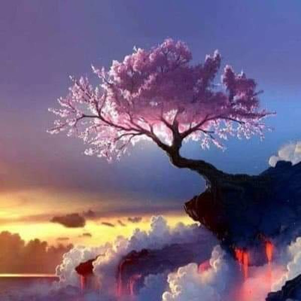 Pink Tree Heavenly View