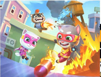 Powercon - Animated Cats Fire 30X40