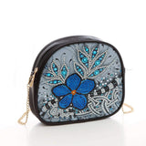 Purses Blue Flower