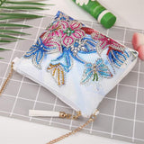 Purses Butterfly And Flowers White