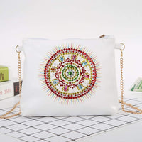 Purses White Purse Mandala