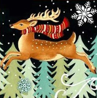 Reindeer And Pine Trees-Dpt