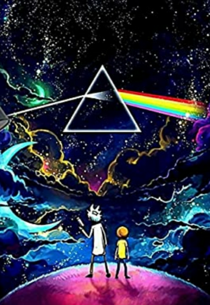 Rick & Morty Pink Floyd