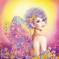 Special Crystal Drill 30X30 Butterfly Fairy