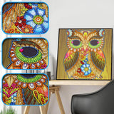 Special Crystal Drill 30X30 Owl Love