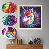 Special Crystal Drill 30X30 Rainbow Unicorn