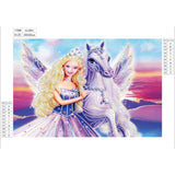 Special Crystal Drill 30X40 Barbie Girl