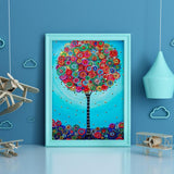 Special Crystal Drill 30X40 Blooming Tree