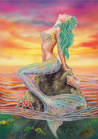 Special Crystal Drill 30X40 Mermaid