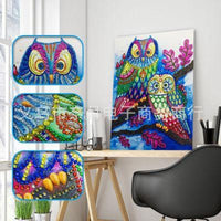 Special Crystal Drill 30X40 Owls 2