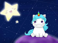 Star Unicorn Cartoon-Crystal Rts