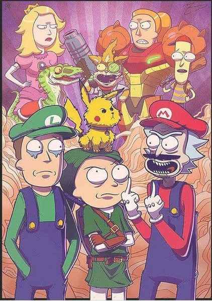 Rick And Morty Mario Bros Rts