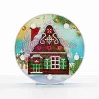 Christmas Mini Led Lights Gingerbread House