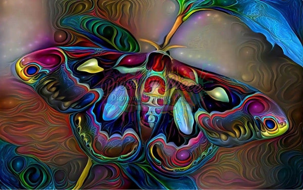 Colorful Trippy Butterfly