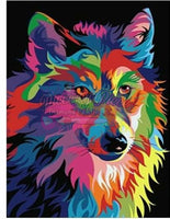 Colorful Wolf- Clearance
