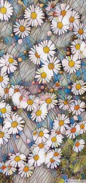 Daisy Field Glass By Rebecca Johnson