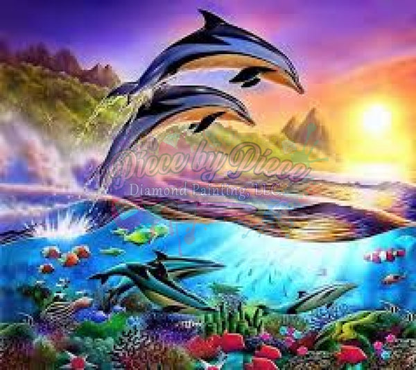 Dolphin Sunset