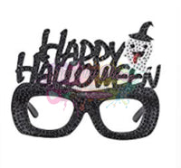 Halloween Prop Glasses Black Happy