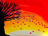 Hevynly Creations 40X50 / Round Sunset Flow
