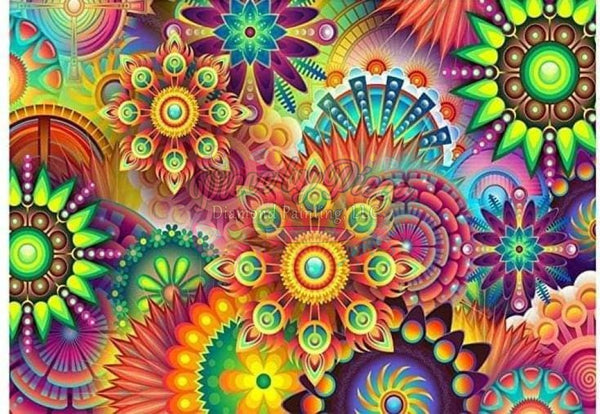 Kaleidoscope Mandala -Crystal Rts