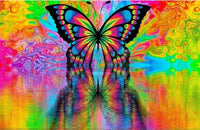 Lisa Frank Inspired Butterfly