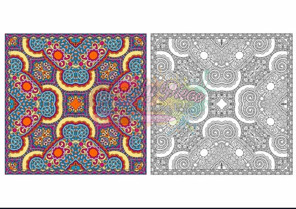 Mandala 3-Diy Coloring Canvas