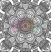 Mandala 4-Diy Coloring Canvas
